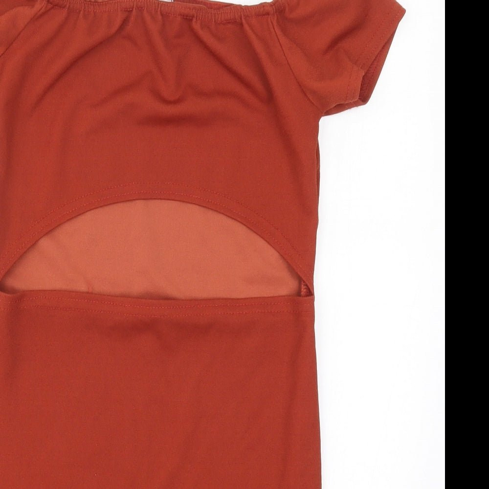 In the Style Womens Red   Mini  Size 10