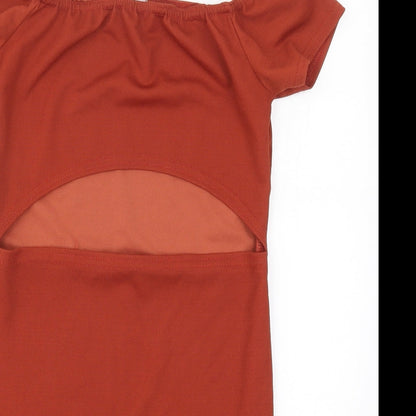 In the Style Womens Red   Mini  Size 10