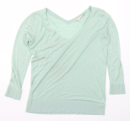 Womens UK Size S Sfera Green Pullover Jumper