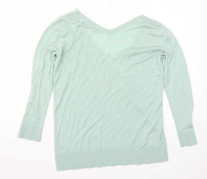 Womens UK Size S Sfera Green Pullover Jumper