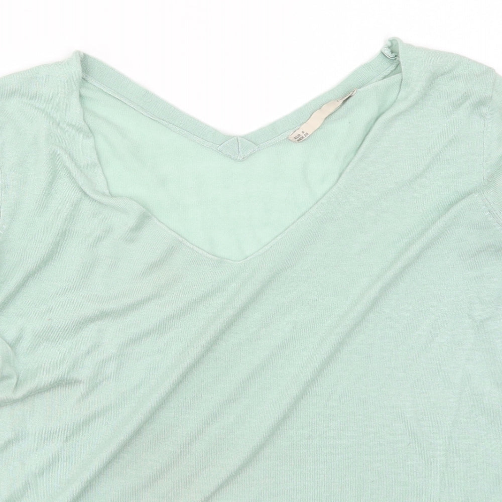 Womens UK Size S Sfera Green Pullover Jumper