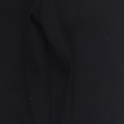 Avenue Womens Black   Carrot Trousers Size 8 L24 in