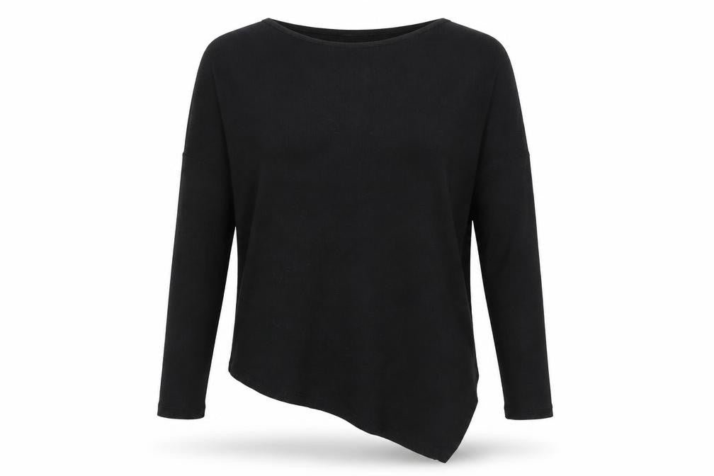 Womens UK Size 8 George Black Basic T-Shirt