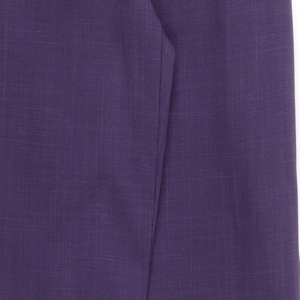 Tempus Womens Purple   Trousers  Size 10 L32 in