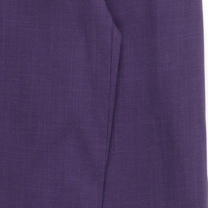Tempus Womens Purple   Trousers  Size 10 L32 in