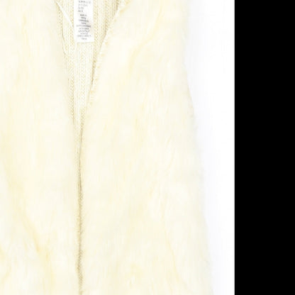 Max Studio Girls Beige  Knit Cardigan Jumper Size 12 Years