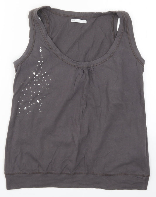 Ethel Austin Womens Grey   Basic Tank Size 12