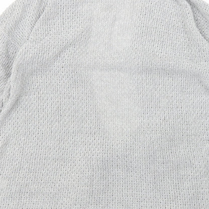 Womens UK Size M PRETTYLITTLETHING Grey Cardigan Jumper