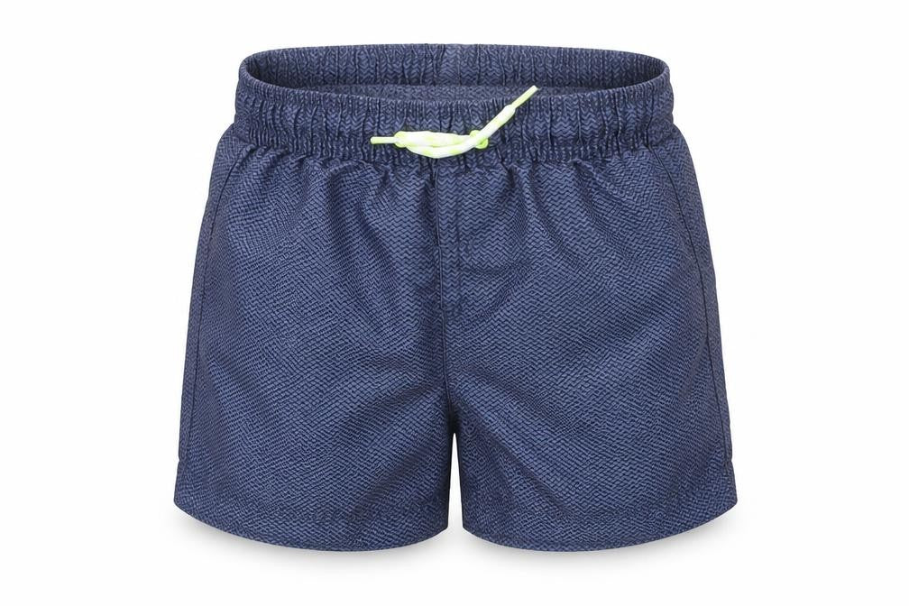 Front view of kids & co boys’ blue bermuda shorts, size 5, years