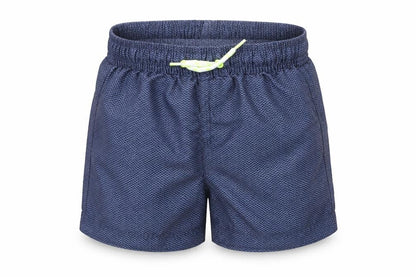 Front view of kids & co boys’ blue bermuda shorts, size 5, years