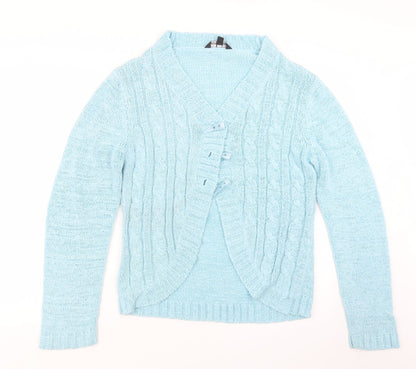 Womens UK Size L ellie louise Blue Cardigan Jumper