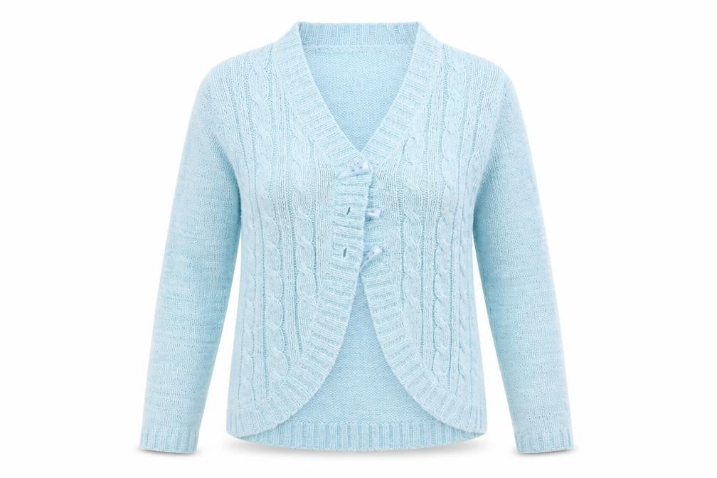 Womens UK Size L ellie louise Blue Cardigan Jumper