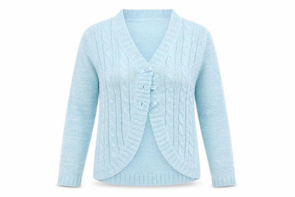 Womens UK Size L ellie louise Blue Cardigan Jumper