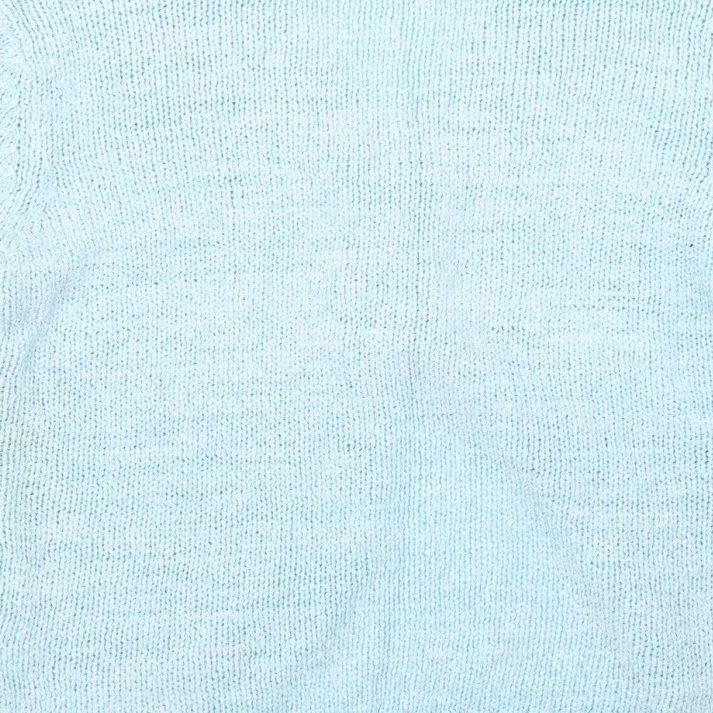 Womens UK Size L ellie louise Blue Cardigan Jumper