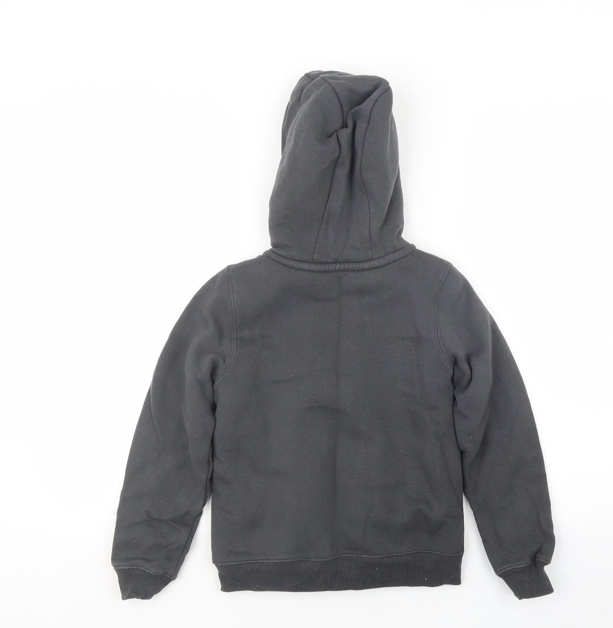 Back view of Nutmeg girls’ grey jacket, size 8-9, years