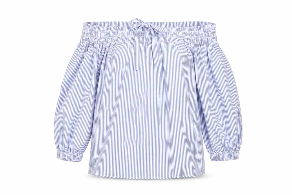 Womens UK Size 6 Atmosphere Blue Basic Blouse