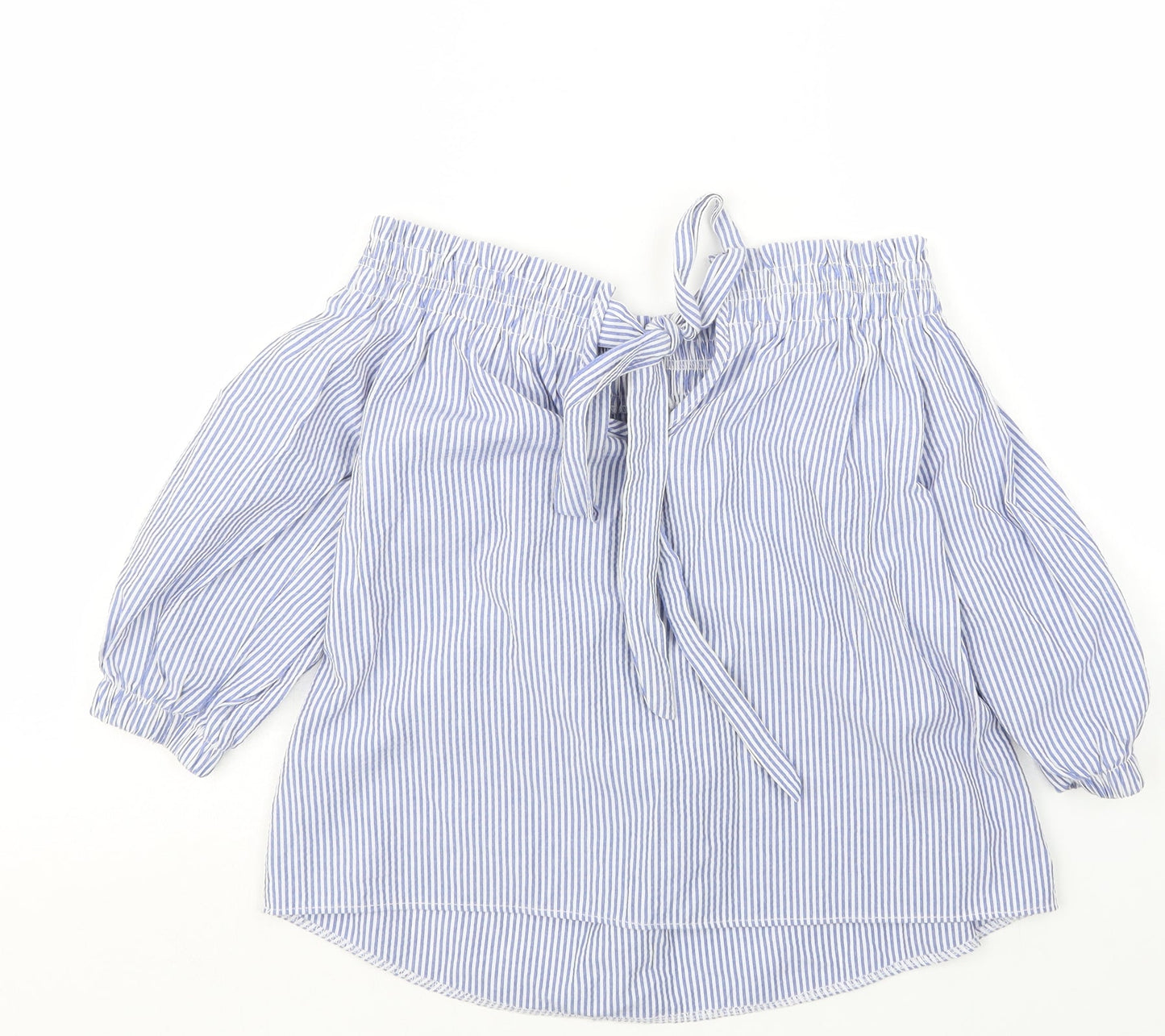 Womens UK Size 6 Atmosphere Blue Basic Blouse