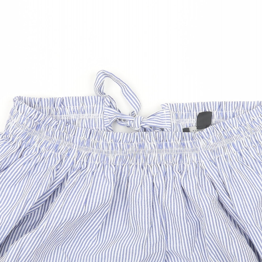 Womens UK Size 6 Atmosphere Blue Basic Blouse