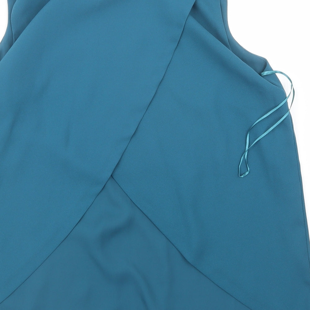 Womens UK Size 12 TU Blue Basic Blouse