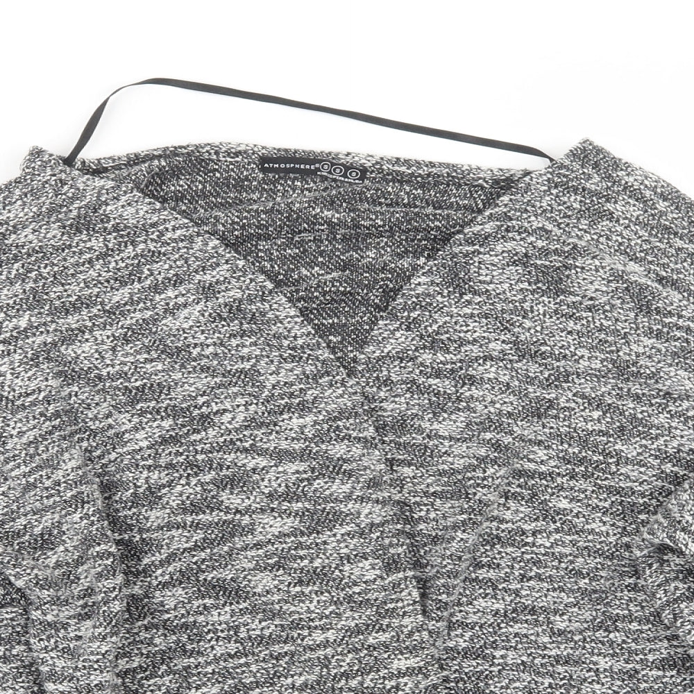 Womens UK Size S Atmosphere Black Cardigan Jumper