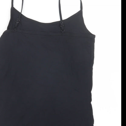 Womens UK Size 14 NEXT Black Basic Tank