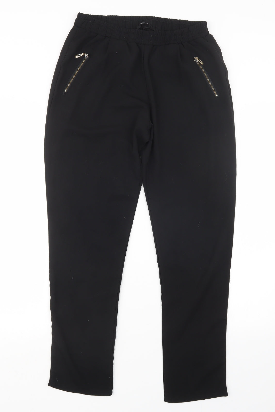Womens UK Size M Sinsay Regular Fit  Black Trousers