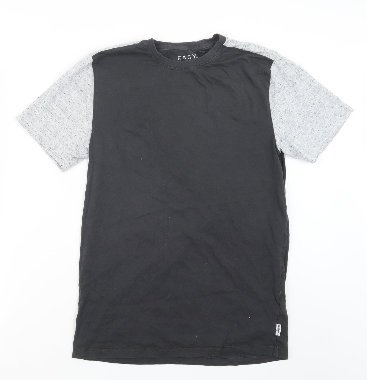 Mens UK Size S Easy Grey  T-Shirt