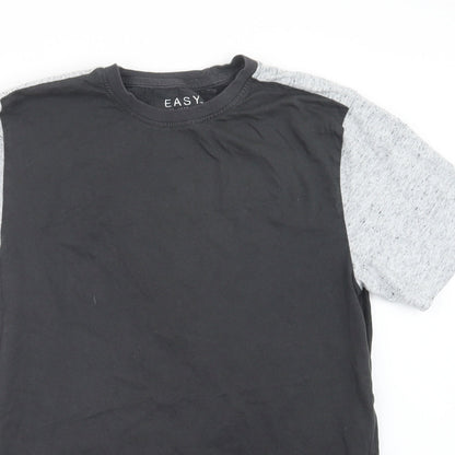 Mens UK Size S Easy Grey  T-Shirt