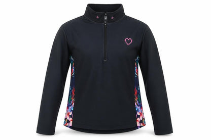 Front view of Preworn girls’ black jacket, size 7, years