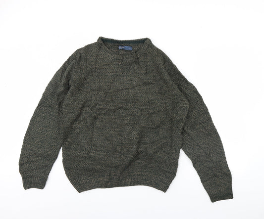 Easy  Mens Green   Pullover Jumper Size L