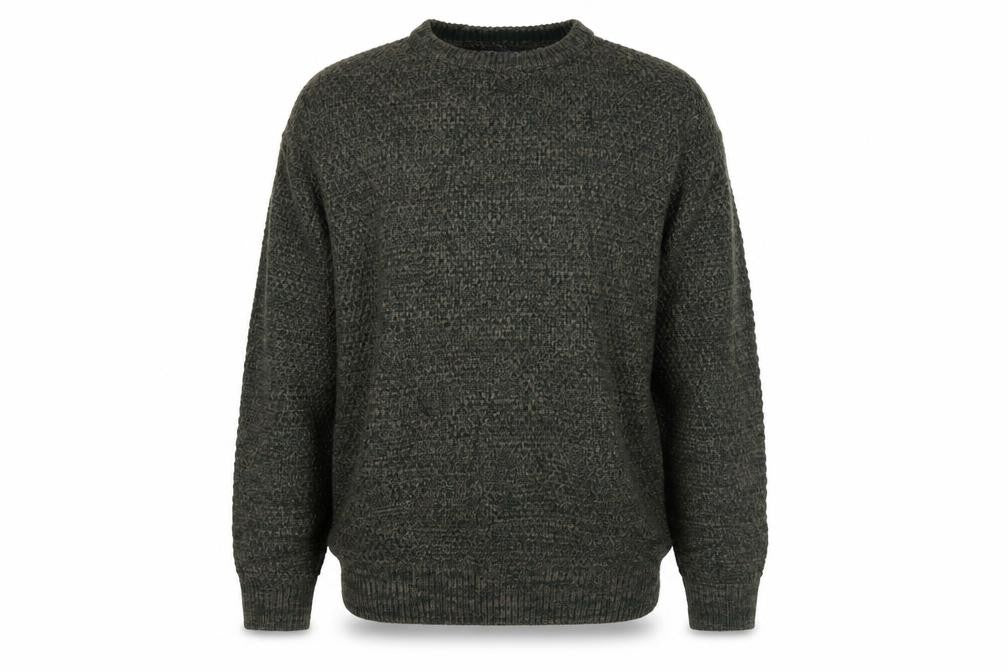 Mens UK Size L Easy Green Pullover Jumper