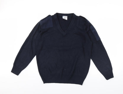 Additional front view of Hall mark men’s blue jumper, size M