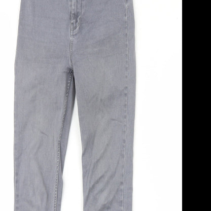 New Look Womens Grey  Denim Skinny Jeans Size 8 L30 in