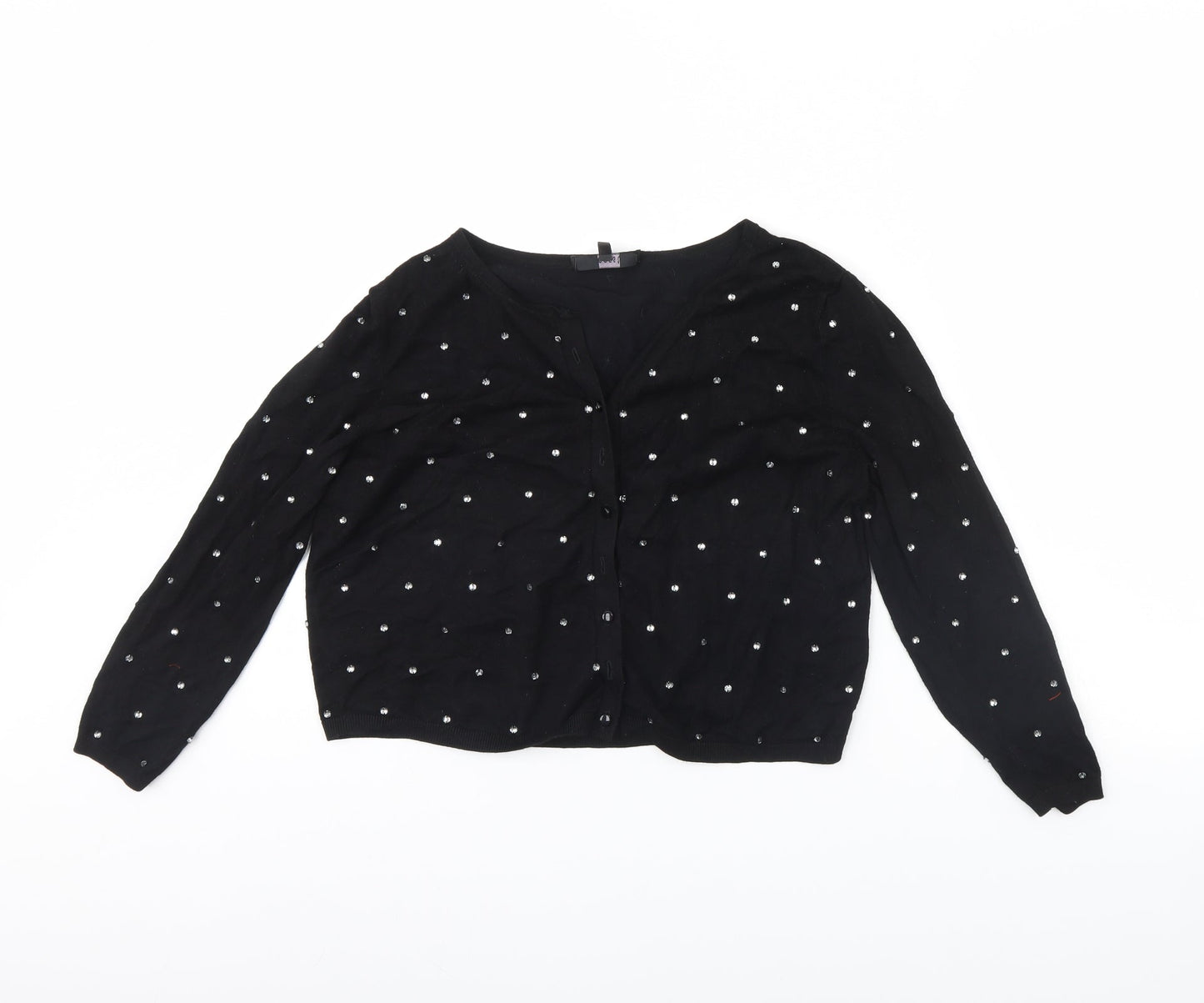 Coast Womens Black   Cardigan Jumper Size M