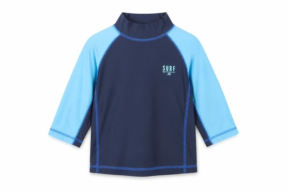 Front view of George boys’ blue basic t-shirt, size 4, years