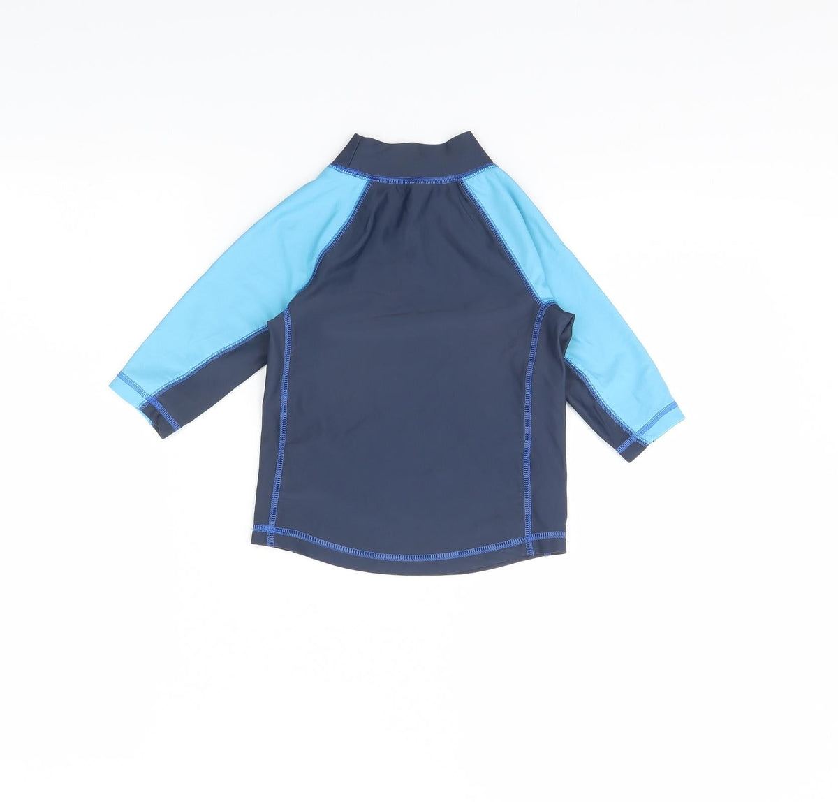 Back view of George boys’ blue basic t-shirt, size 4, years