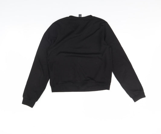 Womens UK Size 12 New Look Black Pullover Jumper