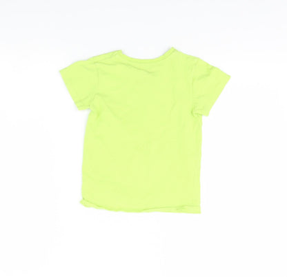 Urban Debt Boys Green   Basic T-Shirt Size 6 Years  - Dinosaur