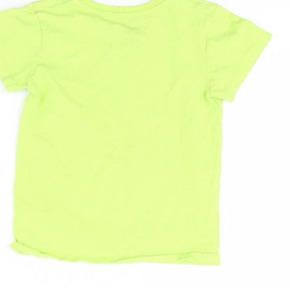 Urban Debt Boys Green   Basic T-Shirt Size 6 Years  - Dinosaur