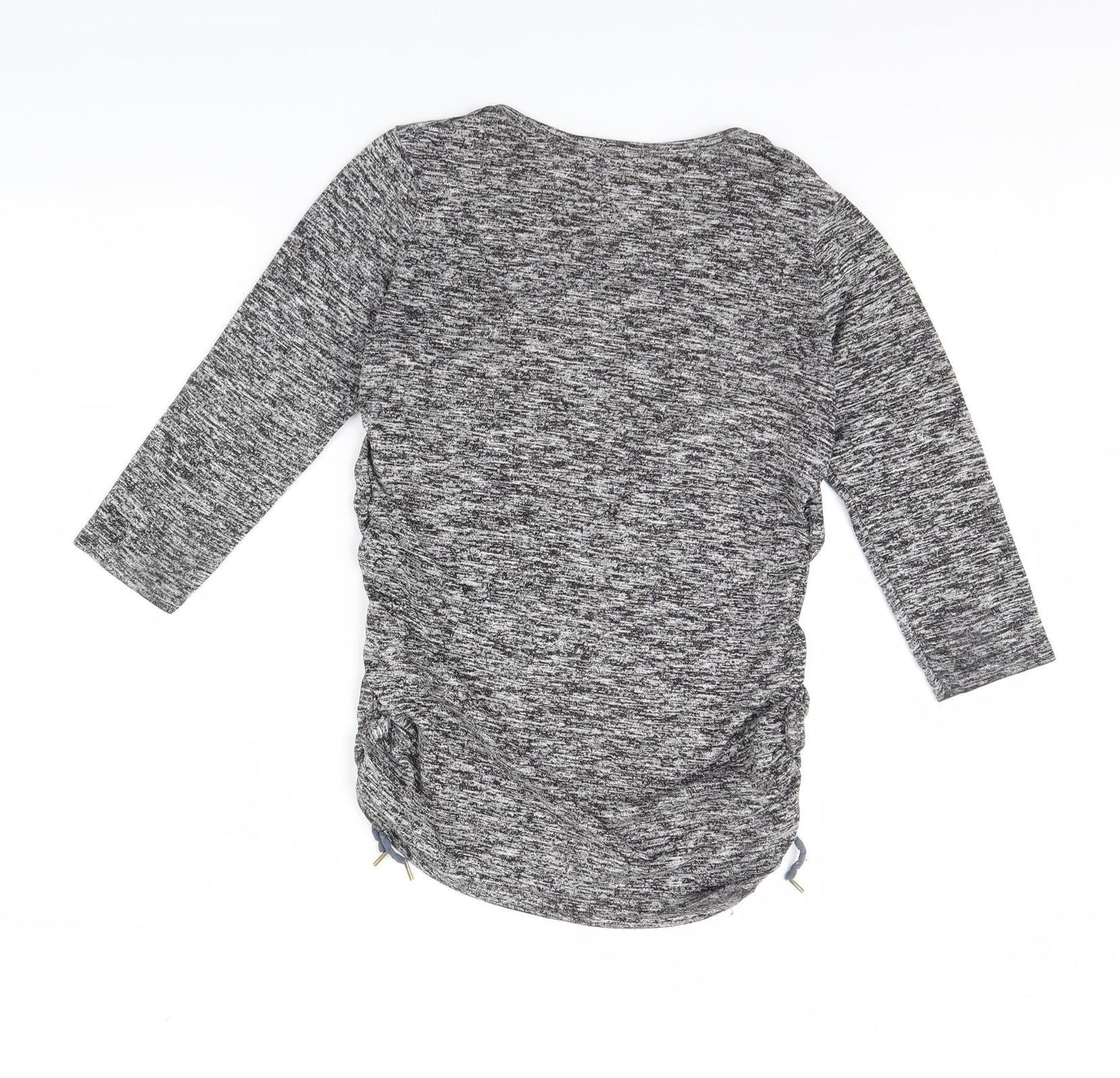 Womens UK Size M H&M Grey Basic Blouse