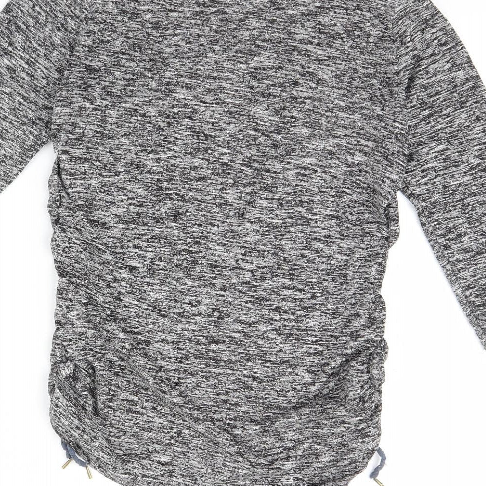 Womens UK Size M H&M Grey Basic Blouse