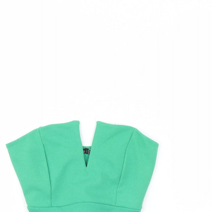 Boohoo Womens Green   Cropped Tank Size 10