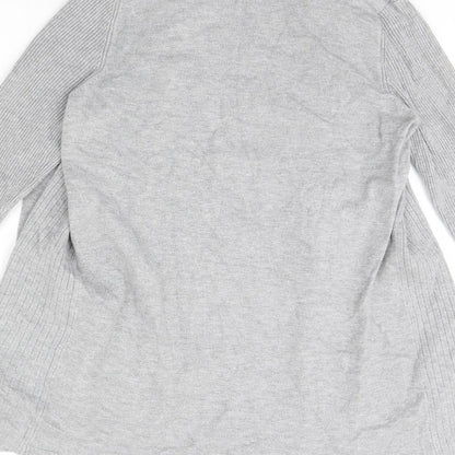 Womens UK Size M BM Grey Cardigan Jumper