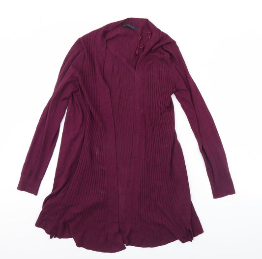 Womens UK Size M M&S Purple Cardigan Jumper