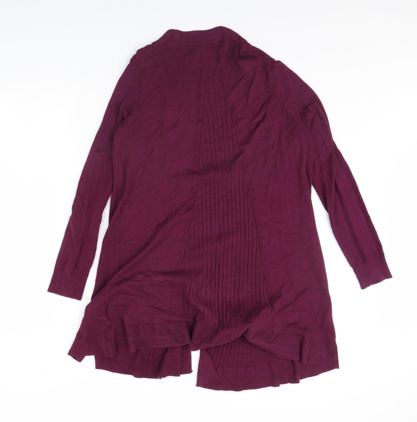 Womens UK Size M M&S Purple Cardigan Jumper