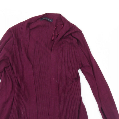 Womens UK Size M M&S Purple Cardigan Jumper