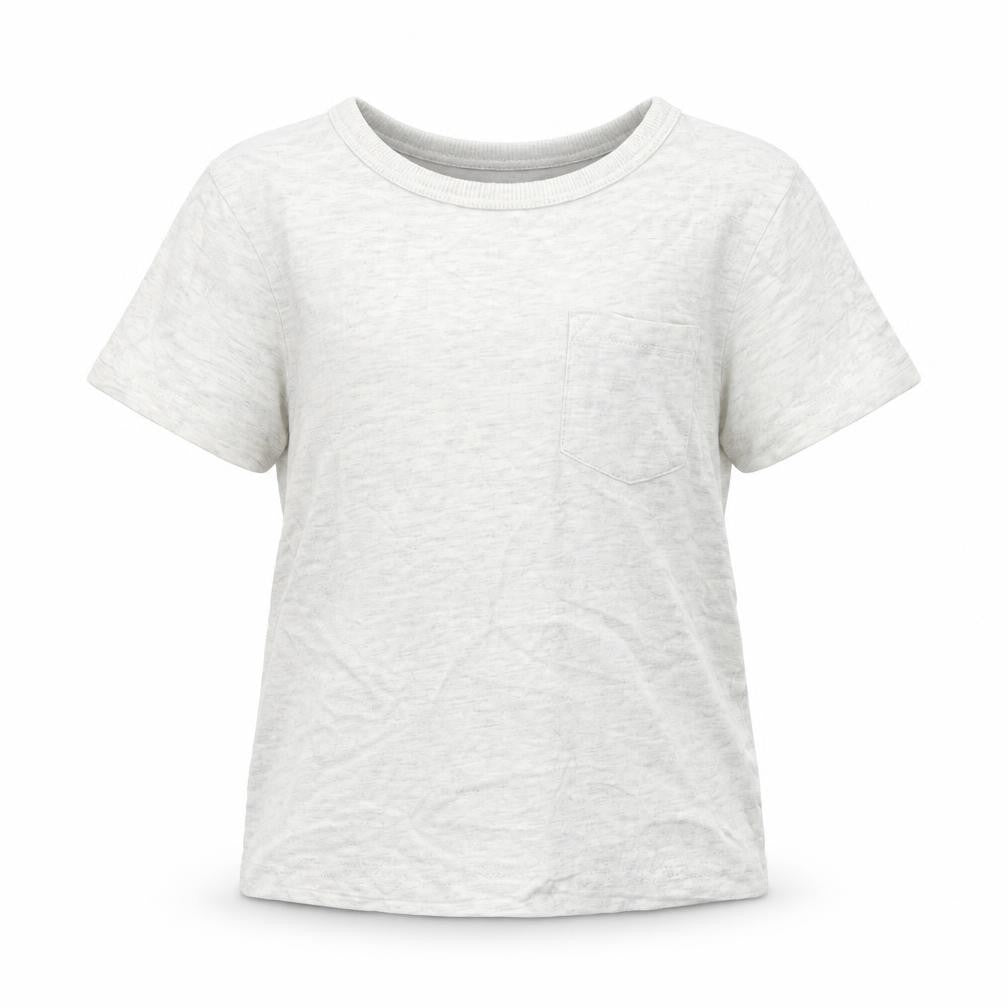 Front view of George Baby Grey Basic T-Shirt, size 12, Months