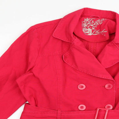 Womens UK Size 20 Cherokee Red Overcoat
