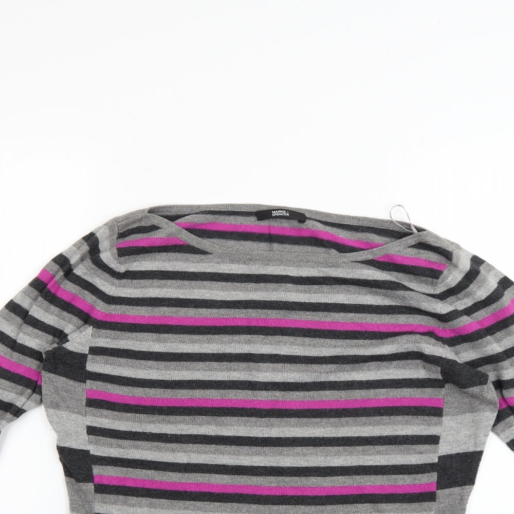 Womens UK Size 8 Marks and Spencer Multicoloured Pullover Jumper