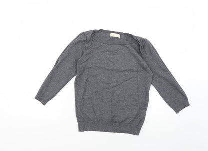 Womens UK Size 8 Marks and Spencer Grey Pullover Jumper